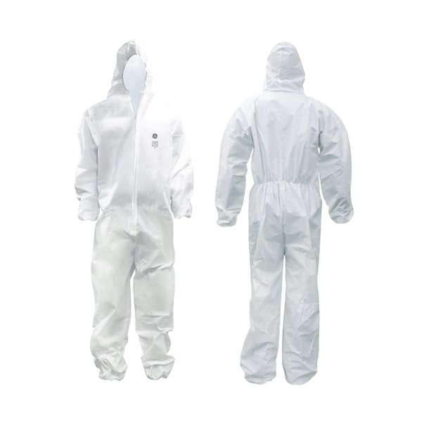 Ge SMS Protective Coverall, w/Elastic Hood&Wrist 2XL - GW9012XL