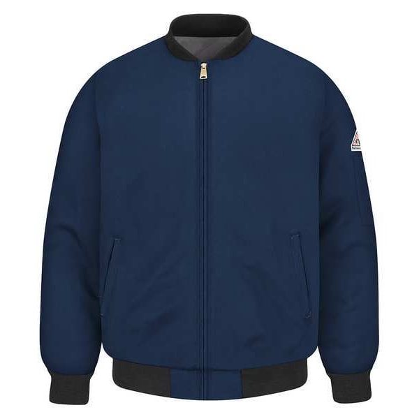 Bulwark FR Jacket, 52 cal/sq cm, M, 6 oz Nomex(R) IIIA, Zipper Closure - JET2NV RG M