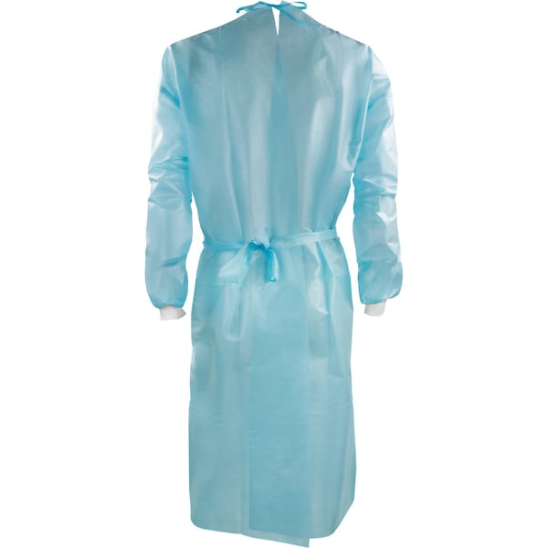 Ironwear Blue Isolation Gown with Knit Wrists Blue2XLarge - 5230-B-2XL