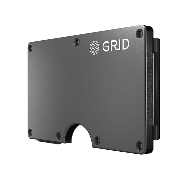 Grid Wallet Titanium Wallet with Money Clip - TITAN-CLIP
