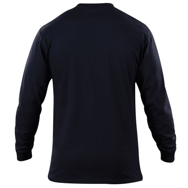 5.11 Men's Station Wear Long Sleeve T-Shirt, Cotton, Pullover Closure, Navy - 40052