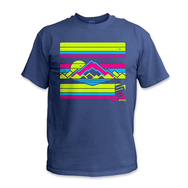 Safetyshirtz The High Country High Visibility Tee, Heather Navy, 3XL - 67031401XXXL