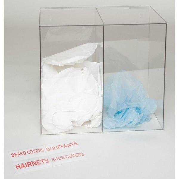 Condor All Purpose Dispenser, PETG, clear, 15-3/4 x 14 x 9-1/4" - 3UZG6