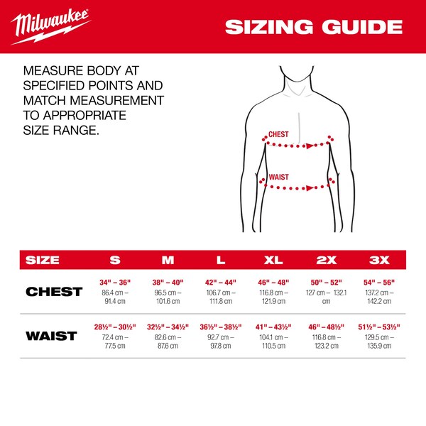 Milwaukee Tool Axis Heated Vest, Polyester, 2 to 8 hours Heating Time, 3 Heat Settings, Black, M - M300B-21M