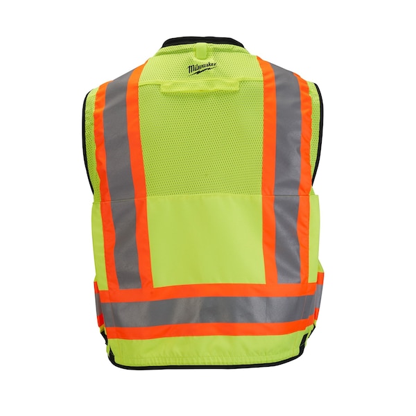Milwaukee Tool Class 2 Surveyor's High Visibility Orange Safety Vest - Large/X-Large - 48-73-5166
