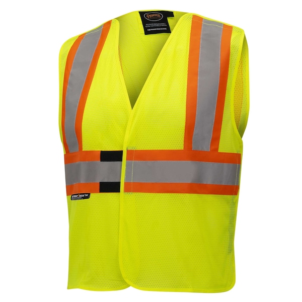 Pioneer Safety Vest, Hi-Vis, Yellow, FR, L/XL - V2510860U-L/XL