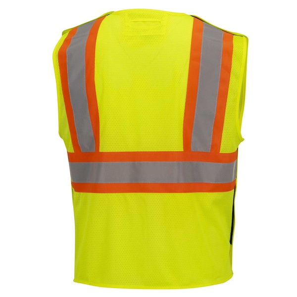 Pioneer Safety Vest, Hi-Vis, Yellow, FR, L/XL - V2510860U-L/XL