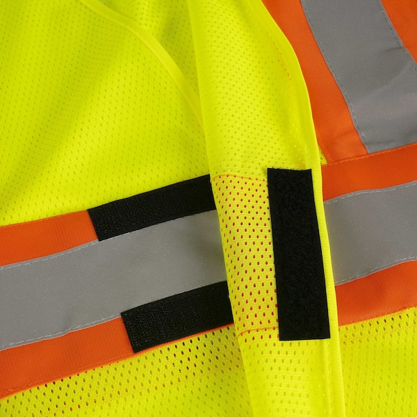 Pioneer Safety Vest, Hi-Vis, Yellow, FR, L/XL - V2510860U-L/XL