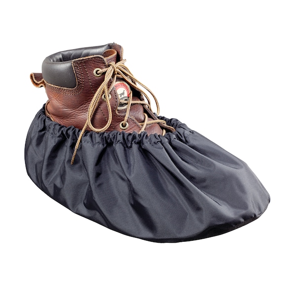 Klein Tools Disposable Shoe Covers, Nylon, Black, Slip Resistant Sole: Yes , L - 55488