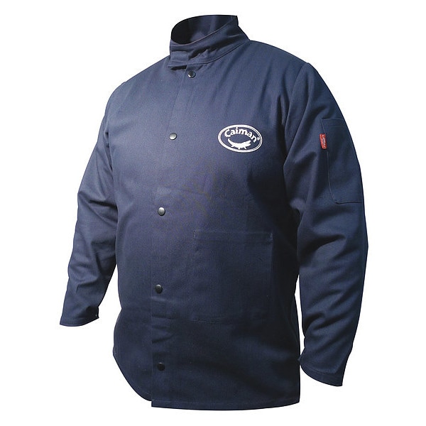 Caiman Welding Jacket, XL, Navy, 48" to 50" Chest - 3000-6