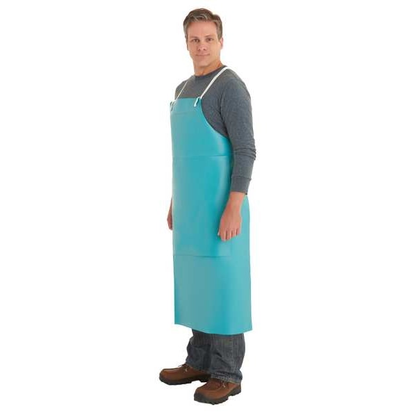 Ansell Die Cut Apron, 49in. x 33in., Green, PK12 - 56-102