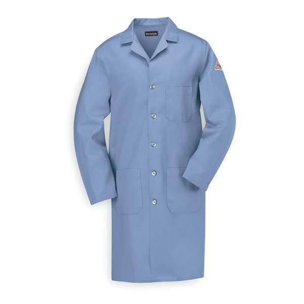 Bulwark FR Coat, 7.7 cal/sq cm, L, 7 oz Cotton, Buttons Closure - KEL2LB RG L