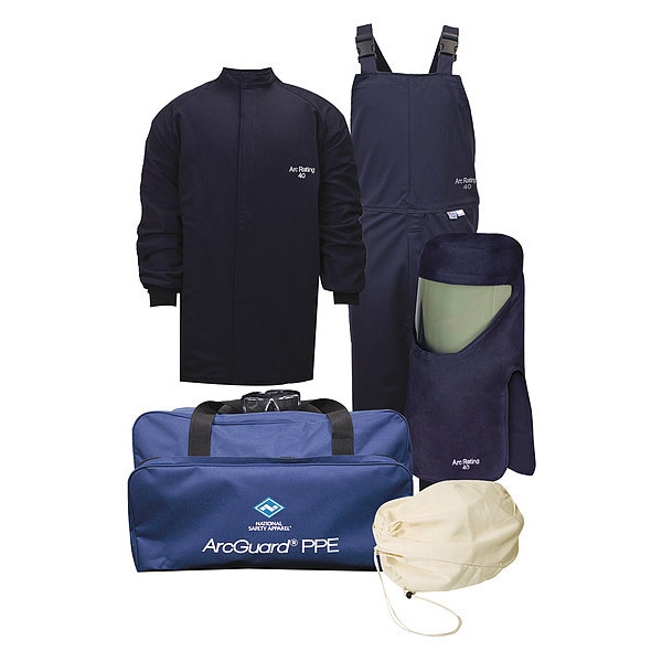 National Safety Apparel Arc Flash Protection Clothing Kit, XL - KIT4SC40NGXL
