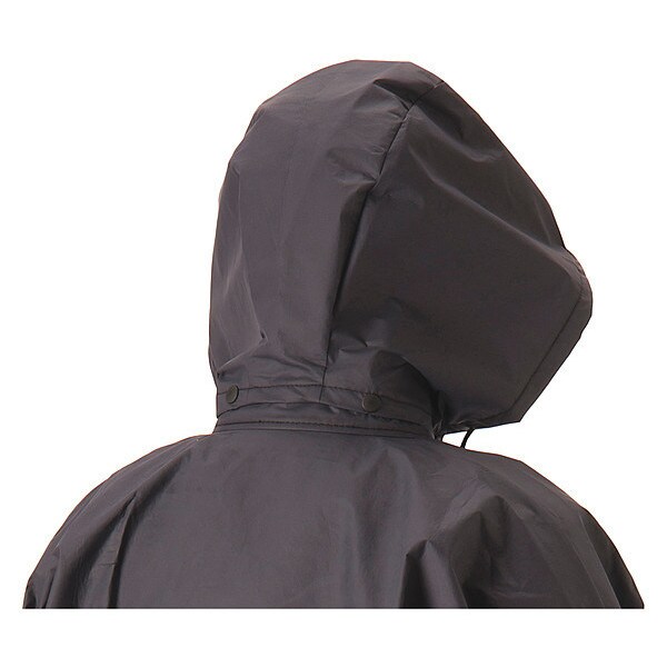 Nasco Flame Resistant Rain Hood, DuPont, Kevlar, Nomex, Blue, Universal - H1800N