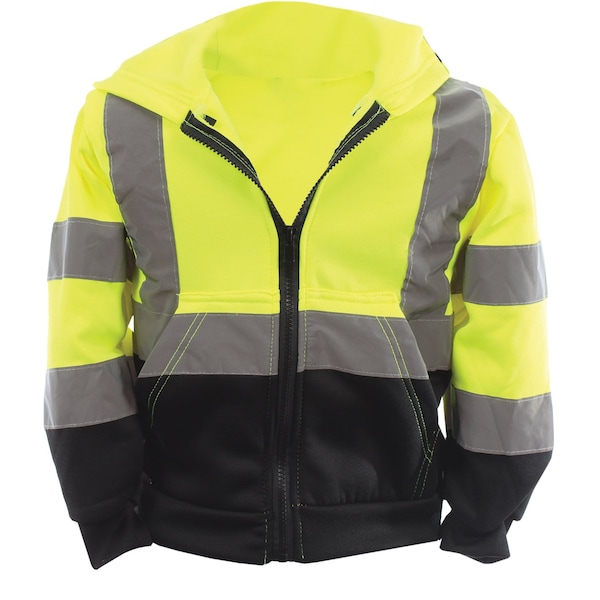 Viswerx Youth Hi-Vis Full Zip Hoodie , Size 3T - 127-22082