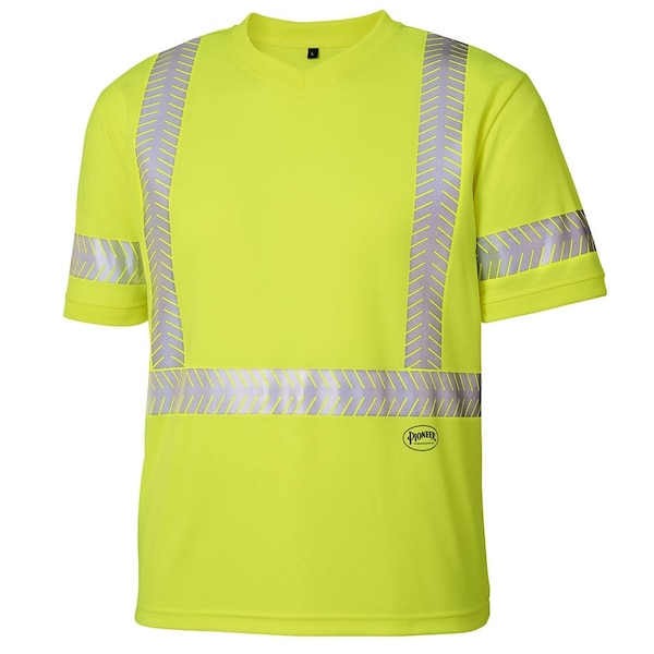 Pioneer Zebra Tape Cool-Pass Shirt, Green, Medium - V1052160U-M