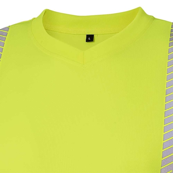 Pioneer Zebra Tape Cool-Pass Shirt, Green, Medium - V1052160U-M
