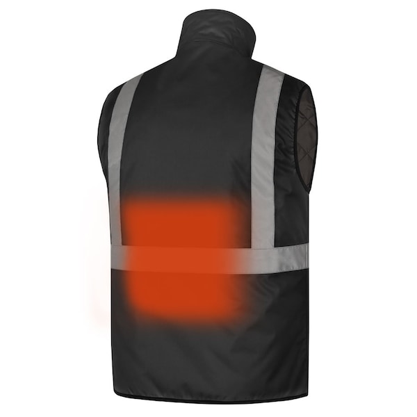 Pioneer 2XL Class ANSI/ISEA 107-2020 Class 1 Type O Solid Back, , Zipper 4 Pockets - V1210270U-2XL