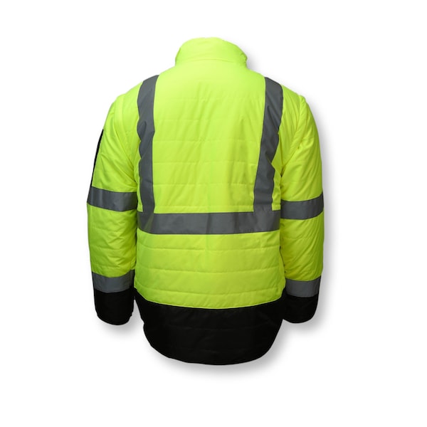 Radians Hi-Vis Reversible Jacket, 100% Polyester Light Weight Diamond Ripstop, Class Type R Class 3 S - SJ510-3ZGS-S