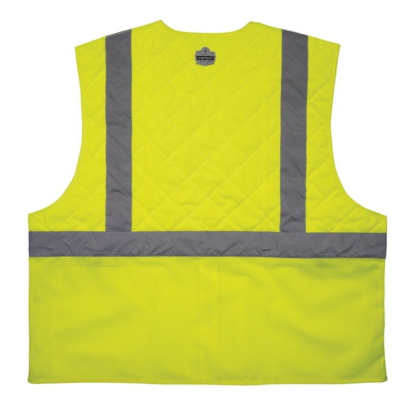 Ergodyne Lime Class 2 Hi-Vis Safety Cooling Vest - L - 6668