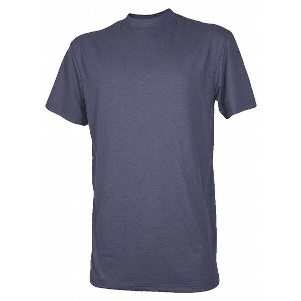 Tru-Spec Flame-Resistant Crewneck Shirt, 4.6 cal/sq cm, L, Modacrylic, Tencel Jersey - 1444