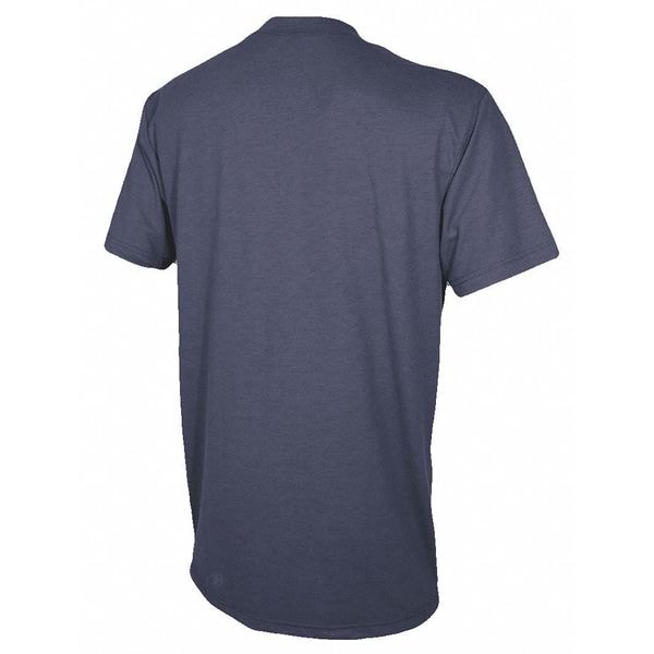 Tru-Spec Flame-Resistant Crewneck Shirt, 4.6 cal/sq cm, L, Modacrylic, Tencel Jersey - 1444