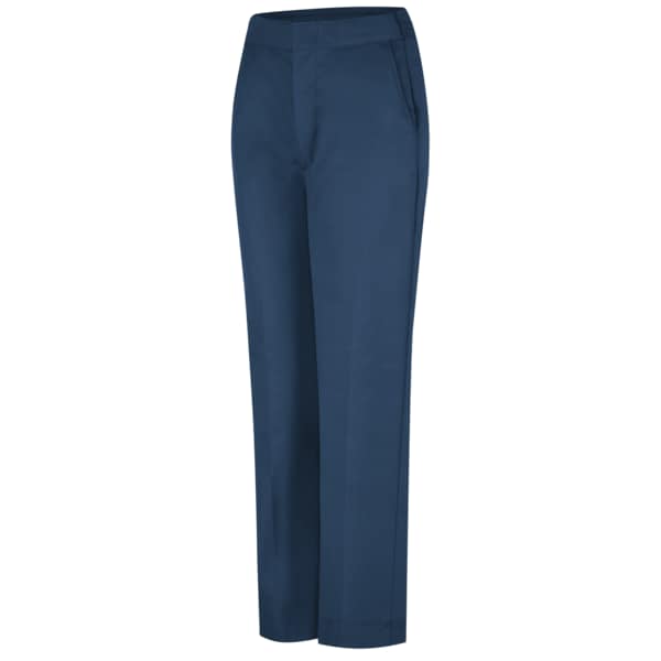 Red Kap Women's Women's Half Elastic Pant, 10, Navy, Cotton/Polyester - PT59NV 10 32