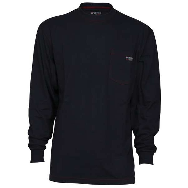 Mcr Safety Men's FR Long Sleeve Shirt, 10.6 cal/sq cm, L - LST1NL