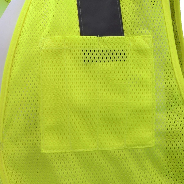 Radians Hi-Vis Safety Vest L Class 2 , Zipper 6 Pockets - SV8GML