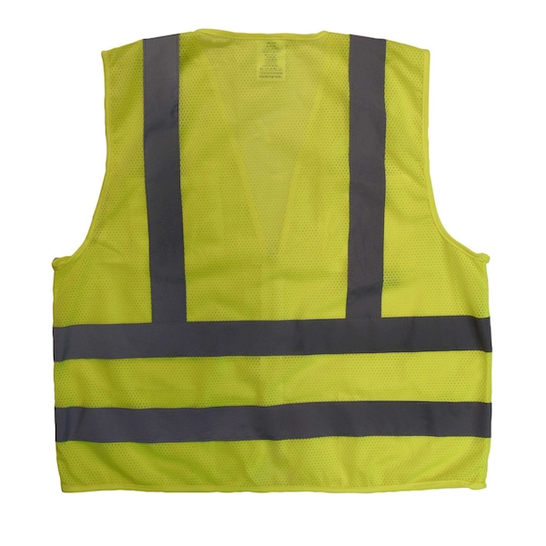 Radians Hi-Vis Safety Vest L Class 2 , Zipper 6 Pockets - SV8GML