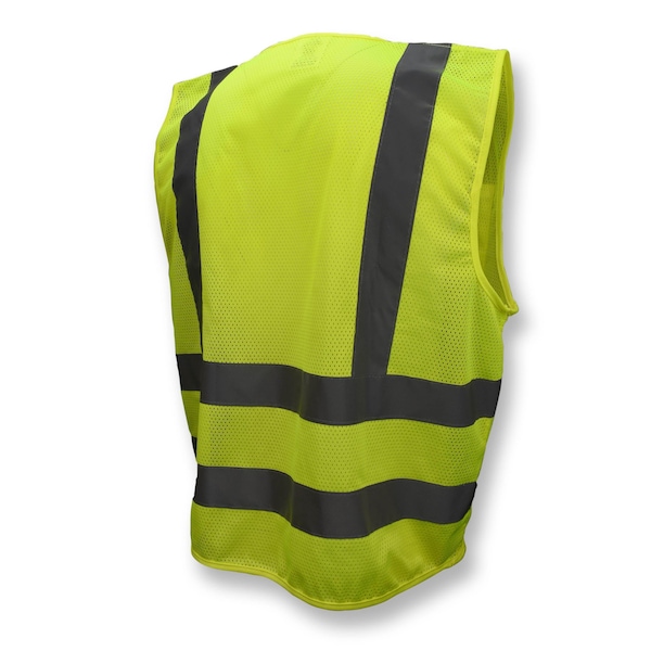 Radians Hi-Vis Safety Vest L Class 2 , Zipper 6 Pockets - SV8GML