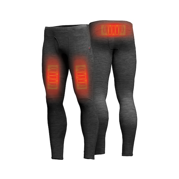 Mobile Warming Men's Black Heated Baselayer Pant, Bluetooth, 3X, 7.4V - MWMP09010720