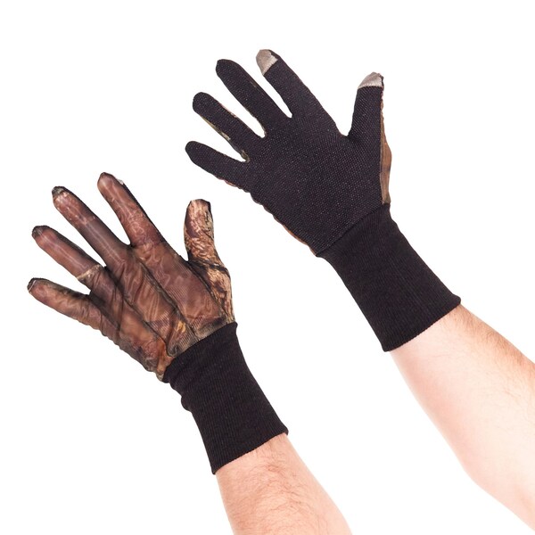 Vanish Camo Mesh Hunting Gloves By Allen, Mossy Oak Beak-Up Country - 25342