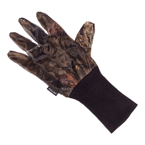 Vanish Camo Mesh Hunting Gloves By Allen, Mossy Oak Beak-Up Country - 25342