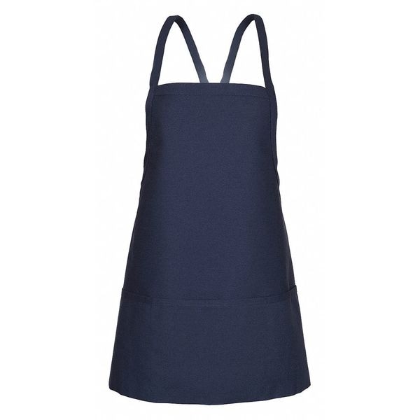 Fame (A Delta Plus Group Company) Apron, Criss Cross, F57, Navy - 18943