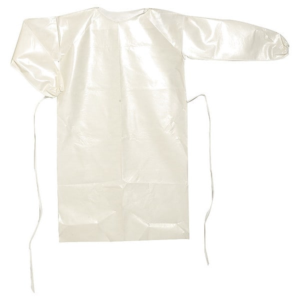 Lakeland Chemical Resistant Apron, XL, 28 In W, PK10 - C44657