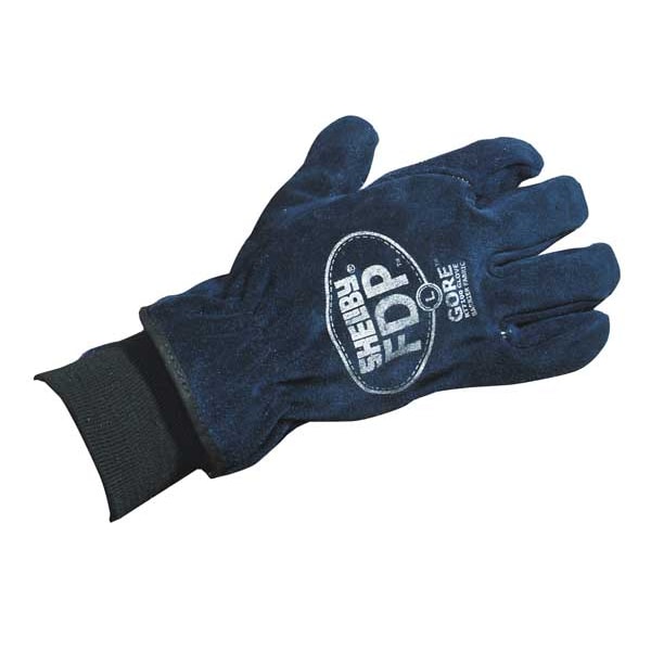 Shelby Firefighters Gloves, L, Cowhide Lthr, PR - 5227 L