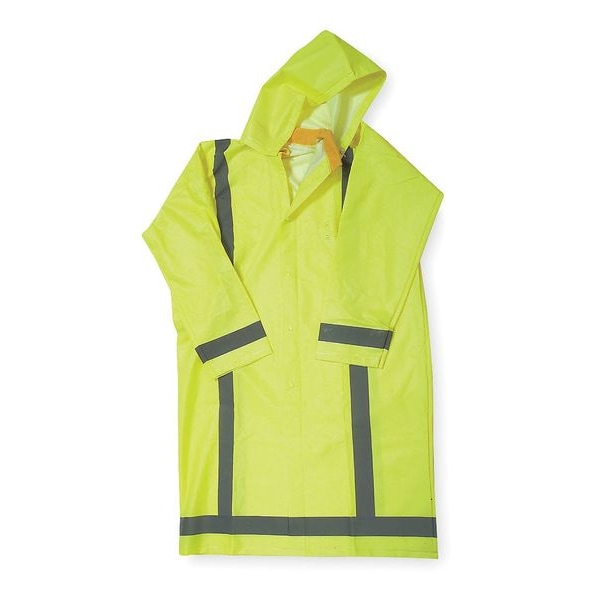 Condor Raincoat w/Detach Hood, HiVis Yellow/Green, 4XL - 1FBA9