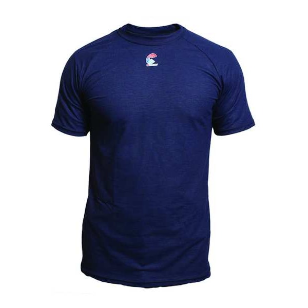 National Safety Apparel Men's Flame-Resistant Crewneck Shirt, 4 cal/sq cm, XL, Modacrylic - C52FKSRXL