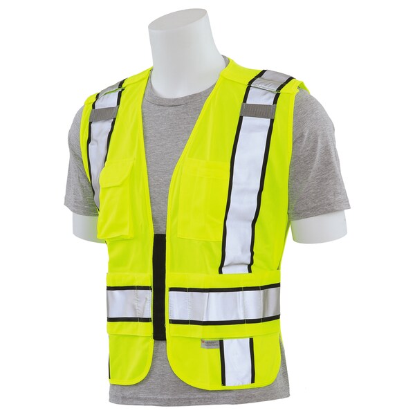 Deltaplus Vest, ANSI, Break-Away, Hi-Viz, Lime, 5XL/6XL - 61304