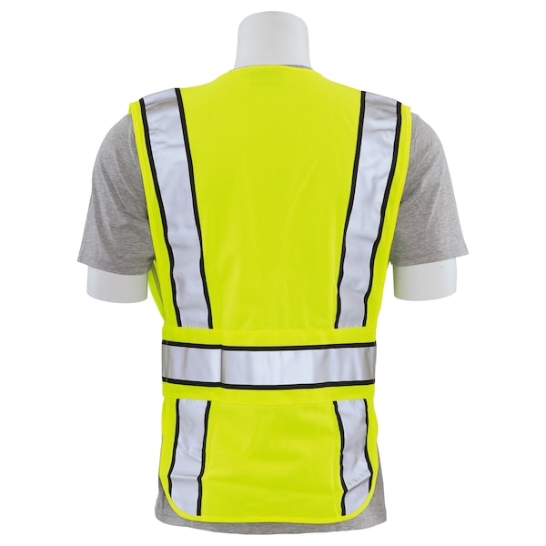 Deltaplus Vest, ANSI, Break-Away, Hi-Viz, Lime, 5XL/6XL - 61304