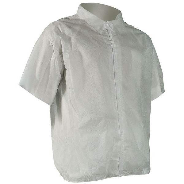 Cellucap Disposable Smock, 2XL, Polypropylene, Hook-and-Loop, Open Cuff, Serged Seam, 50 PK - 6512HLXX