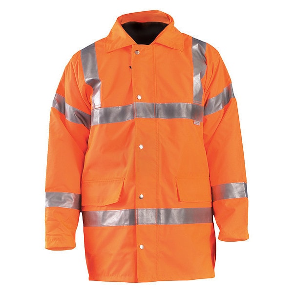 Occunomix Coat, Polyester, Class 3 R, Orange, 3XL - LUX-TJFS-O3X