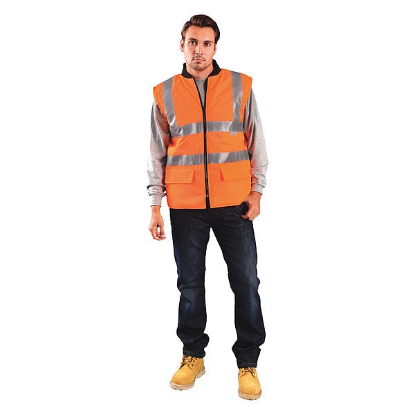 Occunomix Coat, Polyester, Class 3 R, Orange, 3XL - LUX-TJFS-O3X