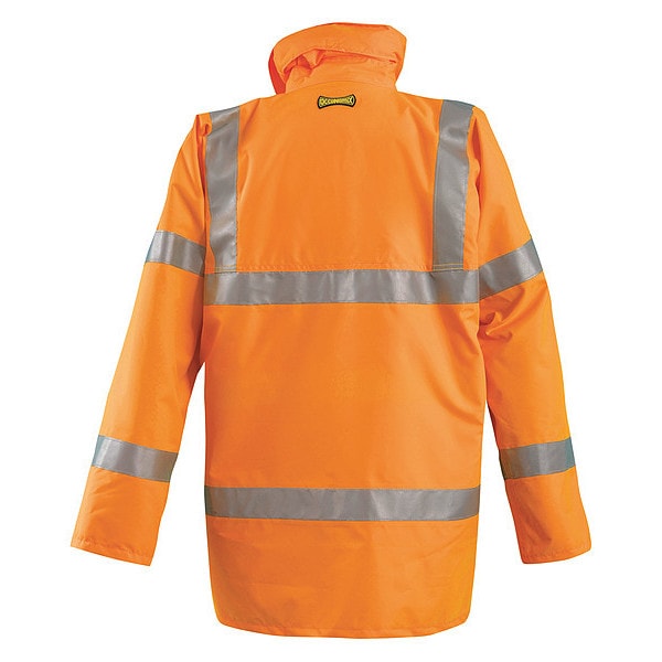 Occunomix Coat, Polyester, Class 3 R, Orange, 3XL - LUX-TJFS-O3X