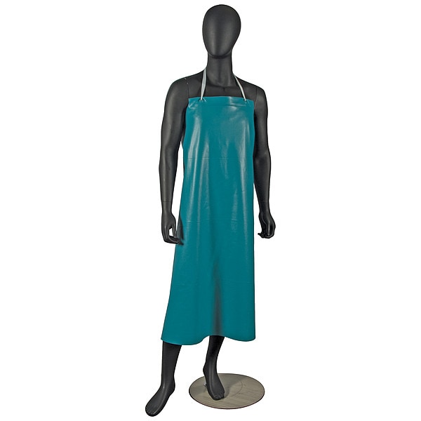 San Jamar Dishwashing Apron, Vinyl, Green, 20mm - 614DVA20-GN