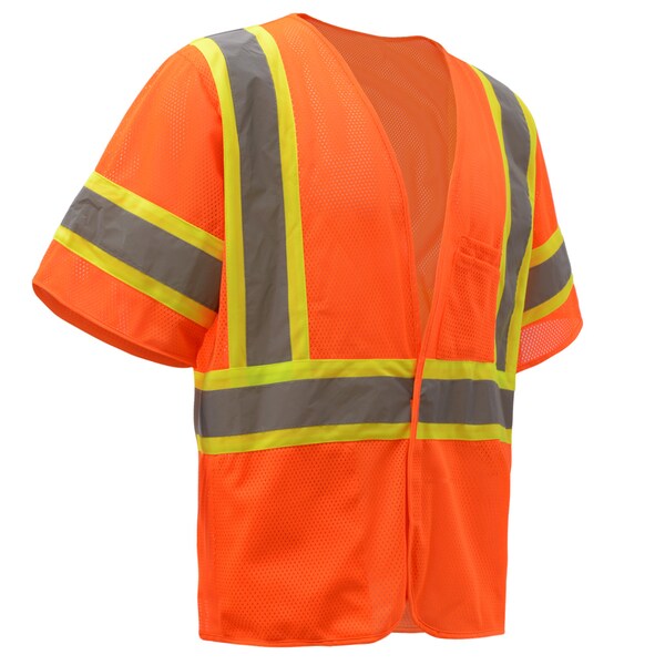 Gss Safety Hype-Lite Class 2 Safety Vest w/Rflctn - 1602-XL