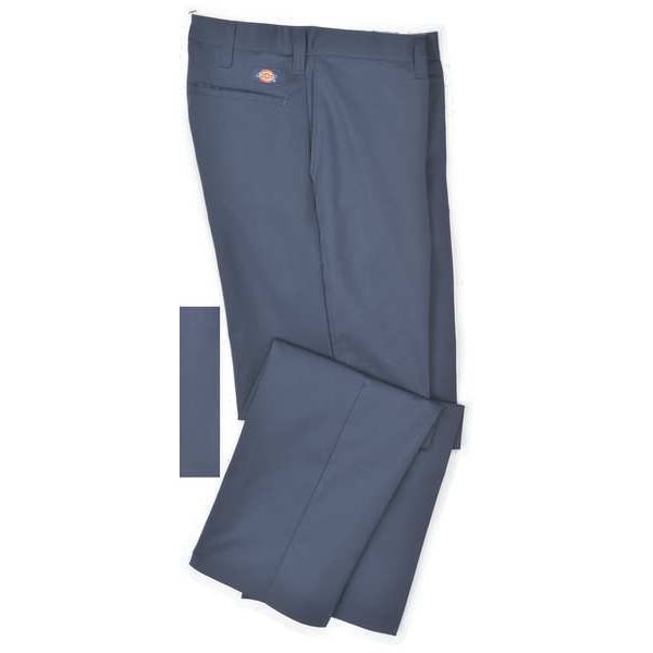 Dickies Men's Industrial Work Pants, 2XL/3XL, Navy, Cotton/Polyester - LP92NV 42 32