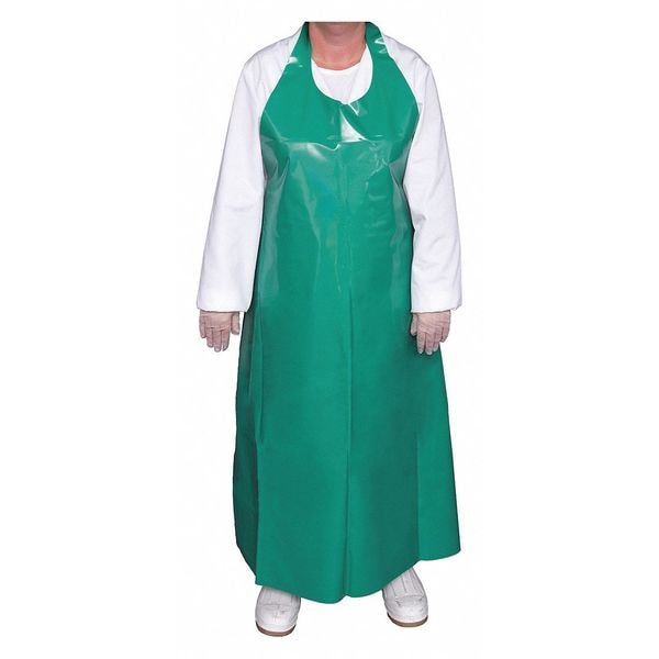 Top Dog Die Cut Apron, 50", 6 mil, Green - 80022