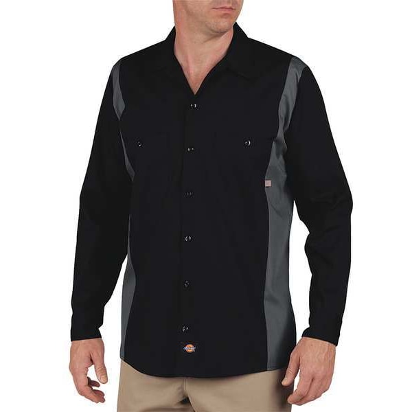 Dickies Men's Work Shirt, 35% Cotton, 65% Polyester, Button Down Closure, 3XL - 5524BC TL 3XL